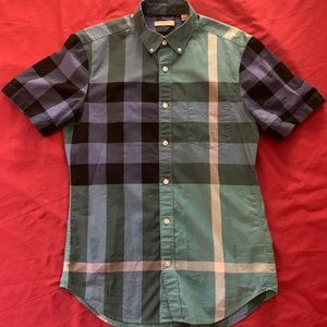 burberry casual button down, short sleeves